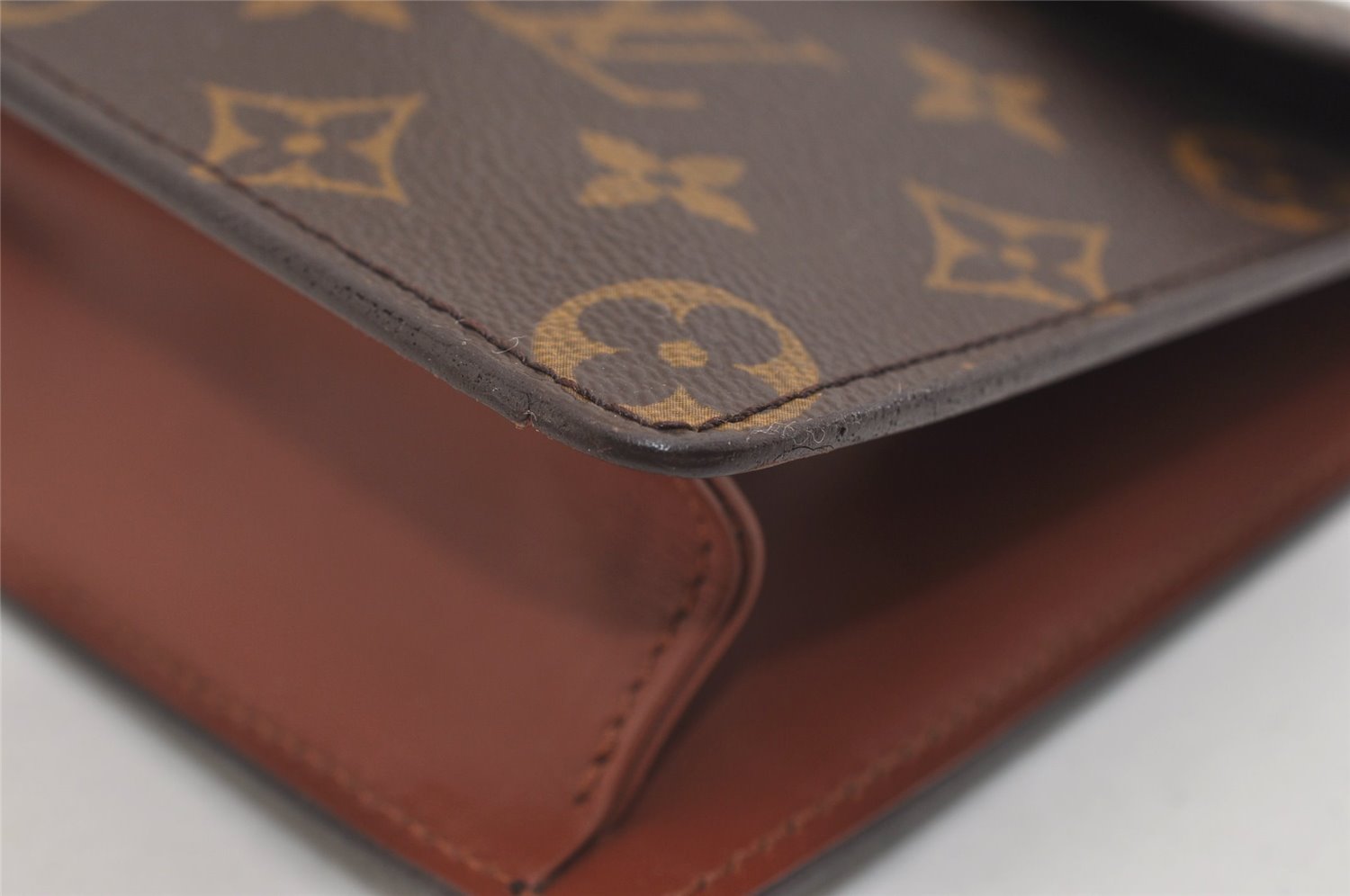 Authentic Louis Vuitton Monogram Chaillot Clutch Bag LV 6881J