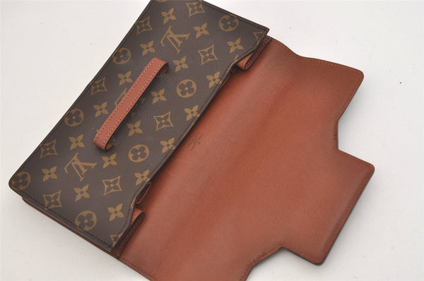Authentic Louis Vuitton Monogram Chaillot Clutch Bag LV 6881J