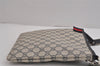 Authentic GUCCI Sherry Line Shoulder Cross Bag GG PVC Leather 246413 Navy 6883J