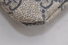 Authentic GUCCI Sherry Line Shoulder Cross Bag GG PVC Leather 246413 Navy 6883J