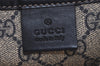 Authentic GUCCI Sherry Line Shoulder Cross Bag GG PVC Leather 246413 Navy 6883J