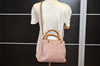 Authentic GUCCI Bamboo Shopper Small 2Way Hand Bag Leather 336032 Pink 6883K