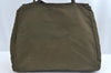 Authentic PRADA Vintage Nylon Tessuto Shoulder Hand Bag Khaki Green 6885J