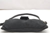 Authentic FENDI Shoulder Cross Body Bag Purse Sweat Leather Gray Junk 6885K