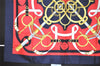 Authentic HERMES Carre 90 Scarf "Eperon d' or" Silk Navy 6886J