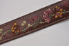 Authentic Christian Dior Belt Leather Size 85cm 33.5inches Brown CD 6887I