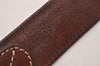 Authentic Christian Dior Belt Leather Size 85cm 33.5inches Brown CD 6887I