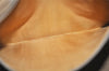 Authentic GUCCI Web Sherry Line Hand Boston Bag GG PVC Leather Brown Junk 6887J