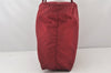 Authentic PRADA Vintage Nylon Tessuto Shoulder Tote Bag Red 6889K