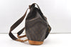Authentic Louis Vuitton Monogram Montsouris GM Backpack M51135 LV 6890J