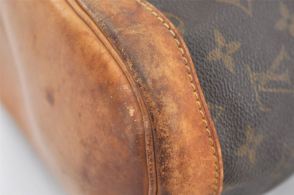 Authentic Louis Vuitton Monogram Montsouris GM Backpack M51135 LV 6890J