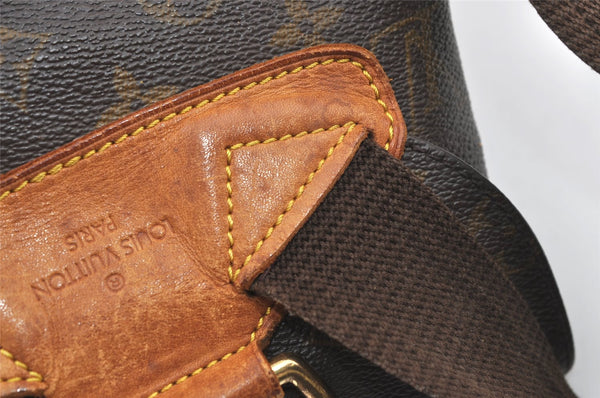 Authentic Louis Vuitton Monogram Montsouris GM Backpack M51135 LV 6890J
