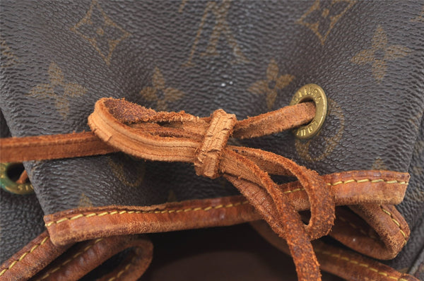 Authentic Louis Vuitton Monogram Montsouris GM Backpack M51135 LV 6890J