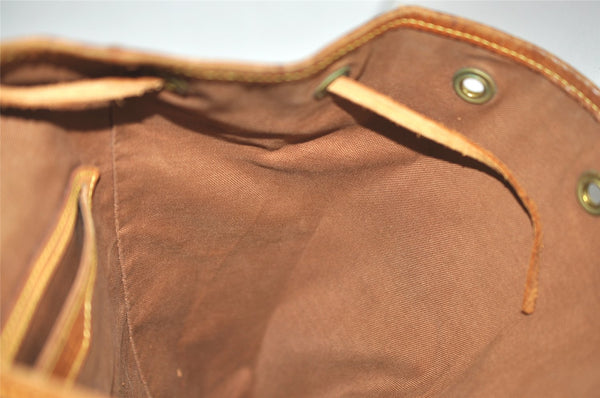 Authentic Louis Vuitton Monogram Montsouris GM Backpack M51135 LV 6890J