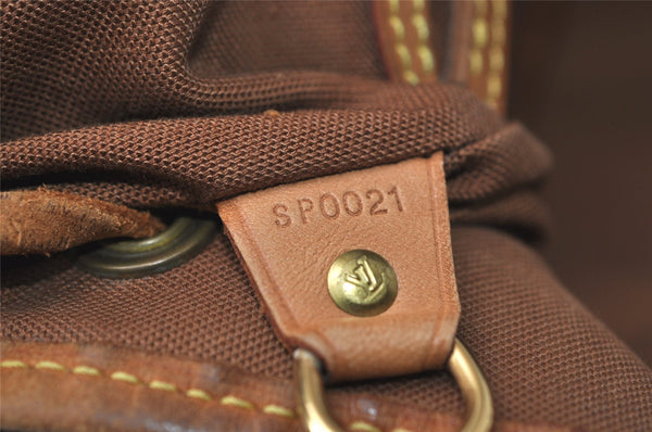 Authentic Louis Vuitton Monogram Montsouris GM Backpack M51135 LV 6890J