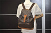 Authentic Louis Vuitton Monogram Montsouris GM Backpack M51135 LV 6890J
