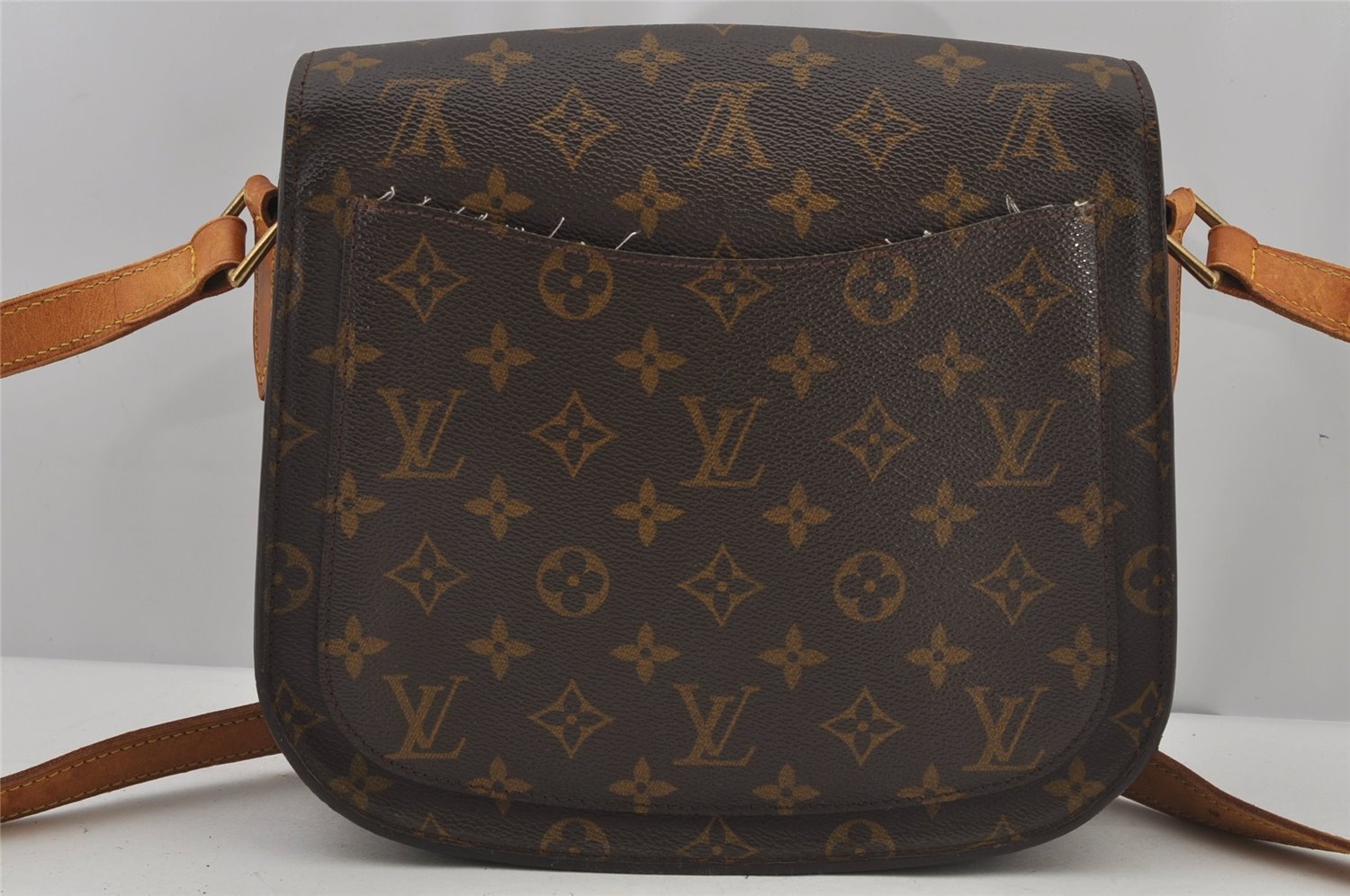 Authentic Louis Vuitton Monogram Saint Cloud GM M51242 Shoulder Cross Bag 6891J