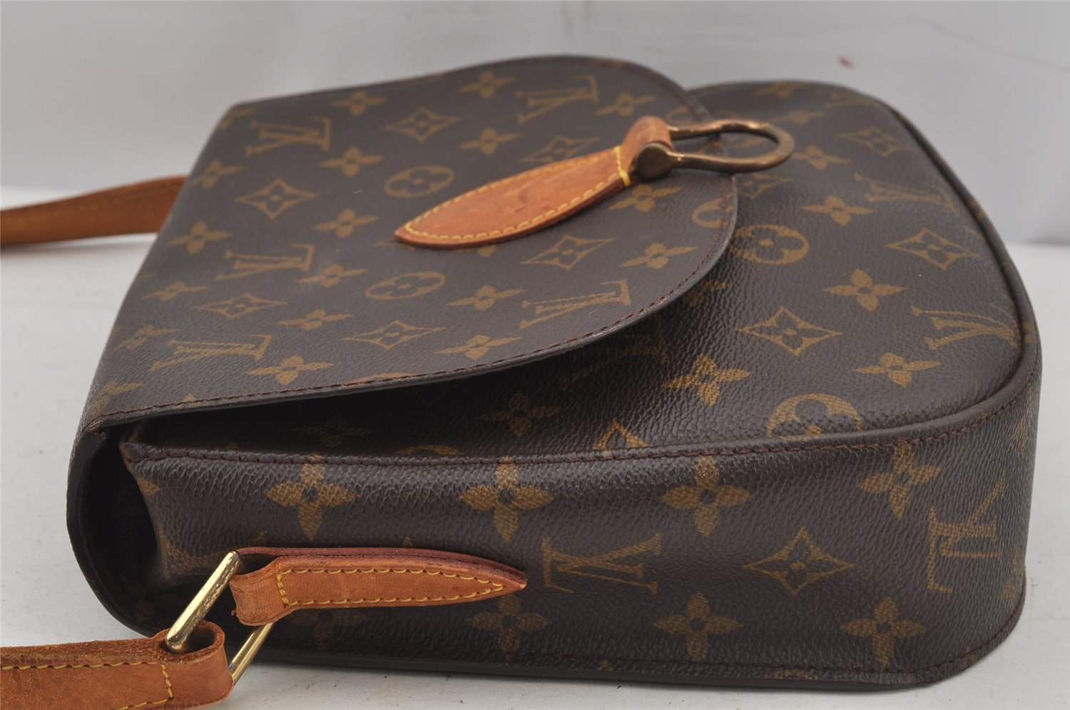 Authentic Louis Vuitton Monogram Saint Cloud GM M51242 Shoulder Cross Bag 6891J