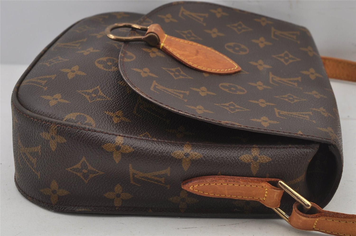 Authentic Louis Vuitton Monogram Saint Cloud GM M51242 Shoulder Cross Bag 6891J