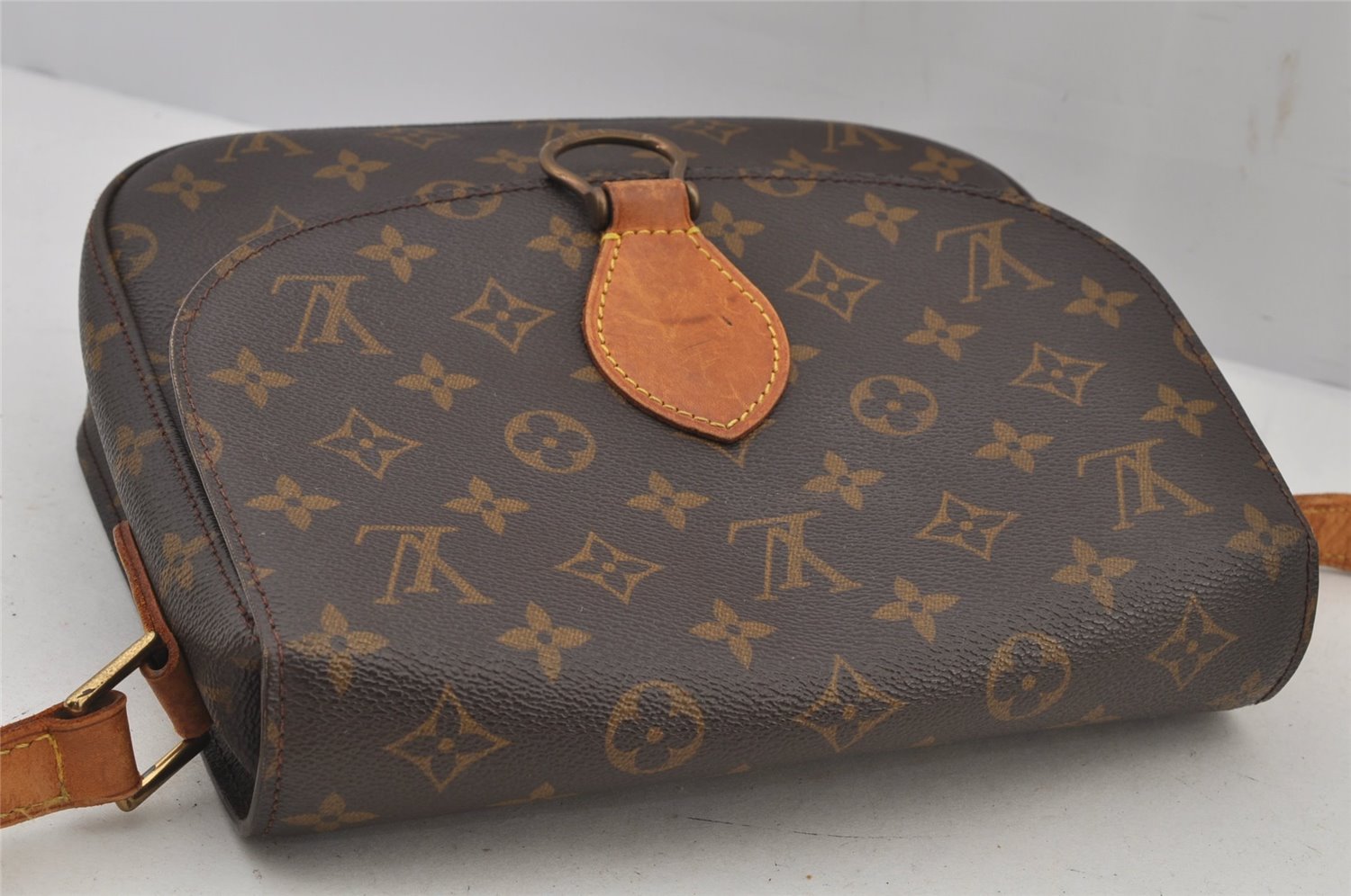Authentic Louis Vuitton Monogram Saint Cloud GM M51242 Shoulder Cross Bag 6891J