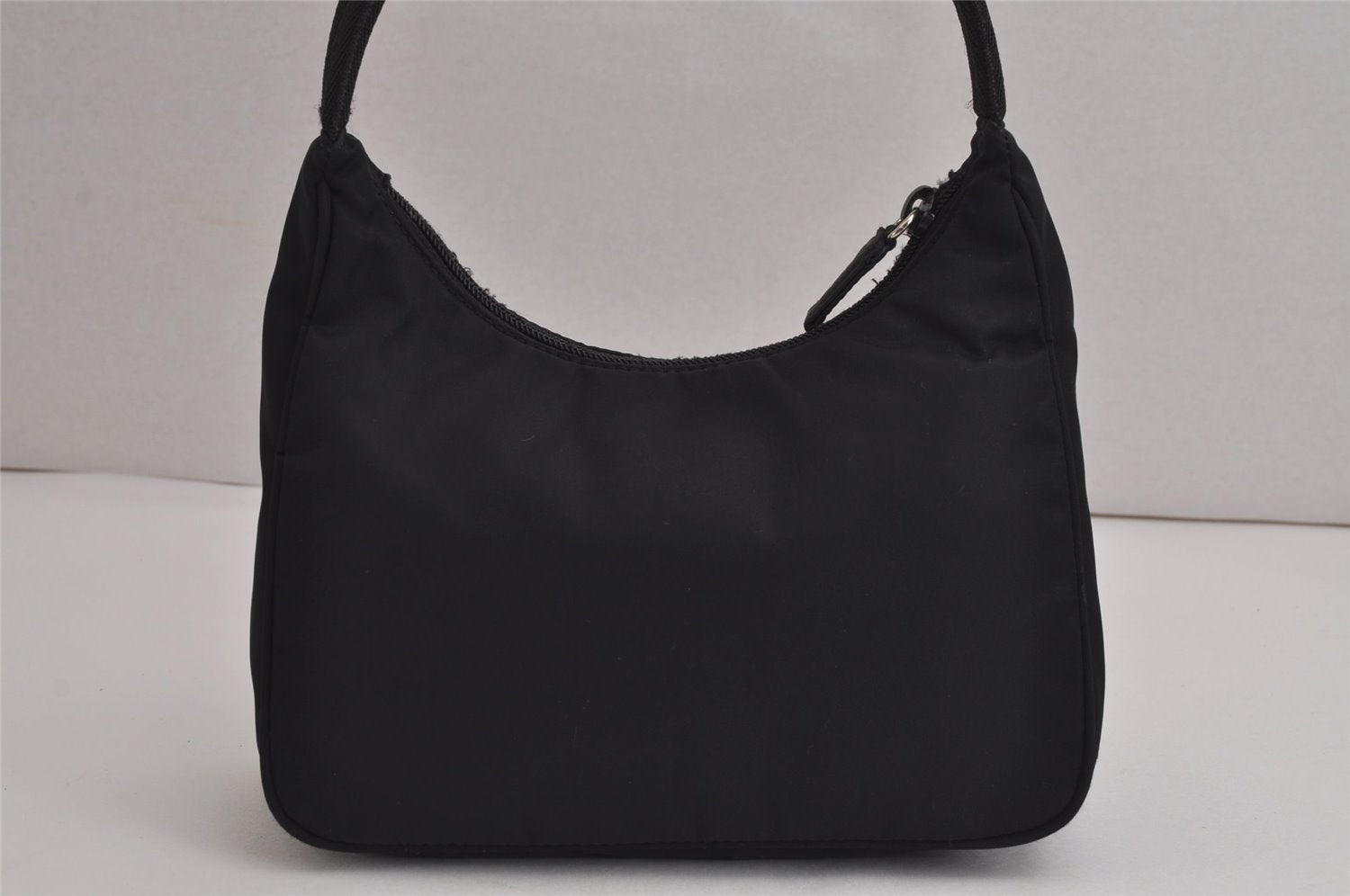 Authentic PRADA Vintage Nylon Tessuto Shoulder Hand Bag Purse Black 6892J