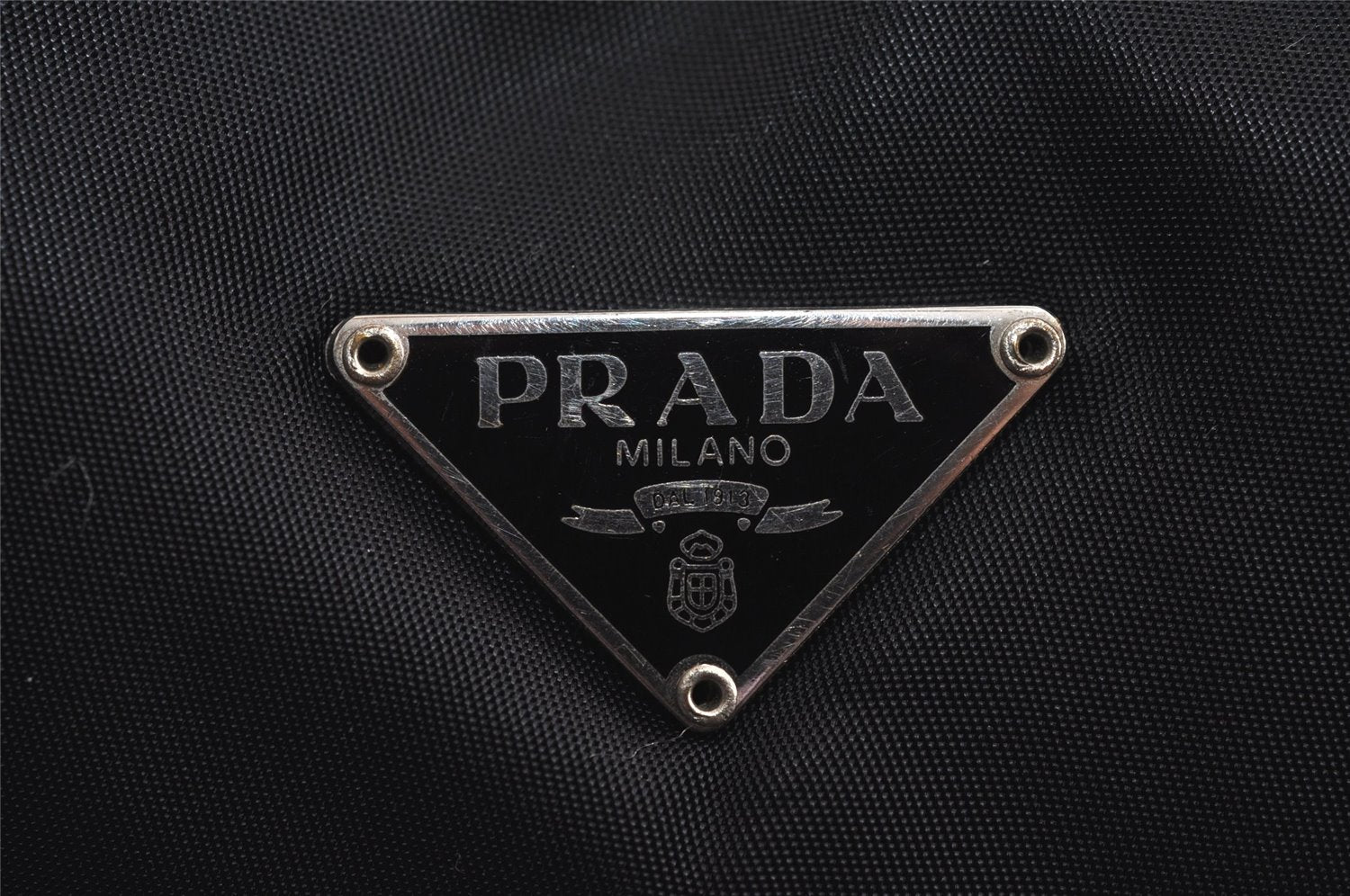 Authentic PRADA Vintage Nylon Tessuto Shoulder Hand Bag Purse Black 6892J