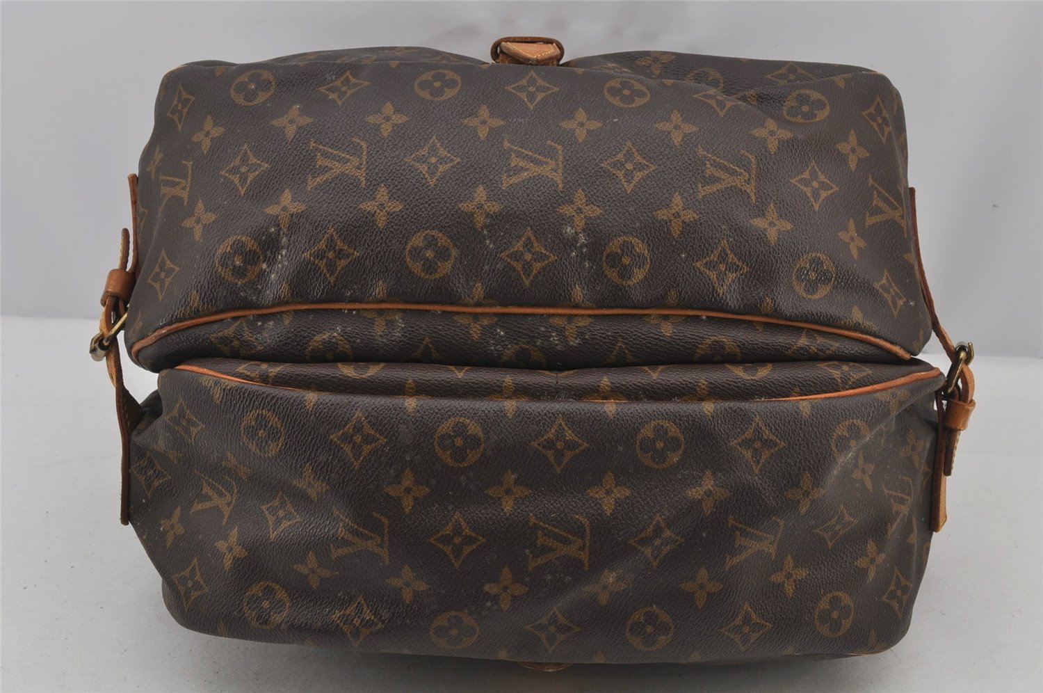 Authentic Louis Vuitton Monogram Saumur 35 Shoulder Cross Bag M42254 LV 6893J