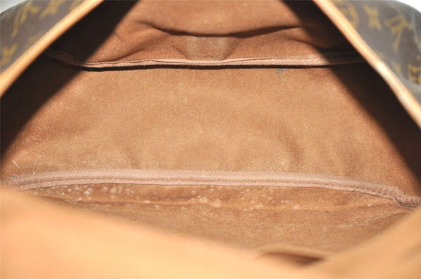 Authentic Louis Vuitton Monogram Saumur 35 Shoulder Cross Bag M42254 LV 6893J