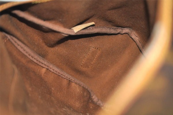 Authentic Louis Vuitton Monogram Saumur 35 Shoulder Cross Bag M42254 LV 6893J