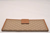 Authentic CELINE Macadam Blason Pattern Long Wallet PVC Leather Beige 6895J