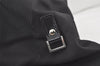 Authentic GUCCI Vintage 2Way Shoulder Travel Bag Nylon Leather Black 6895K