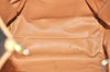 Authentic CELINE Macadam Blason Shoulder Tote Bag PVC Leather Brown 6896K