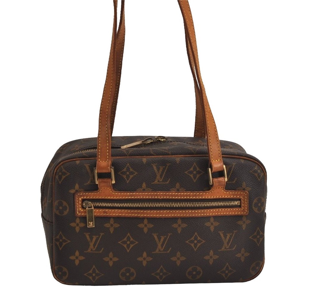 Authentic Louis Vuitton Monogram Cite MM Shoulder Bag M51182 LV 6897J