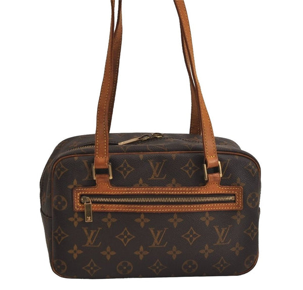 Authentic Louis Vuitton Monogram Cite MM Shoulder Bag M51182 LV 6897J