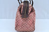 Authentic Louis Vuitton Monogram Mini Josephine GM Hand Bag Pink M92213 LV 6898H