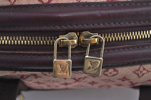 Authentic Louis Vuitton Monogram Mini Josephine GM Hand Bag Pink M92213 LV 6898H