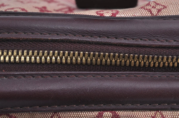 Authentic Louis Vuitton Monogram Mini Josephine GM Hand Bag Pink M92213 LV 6898H