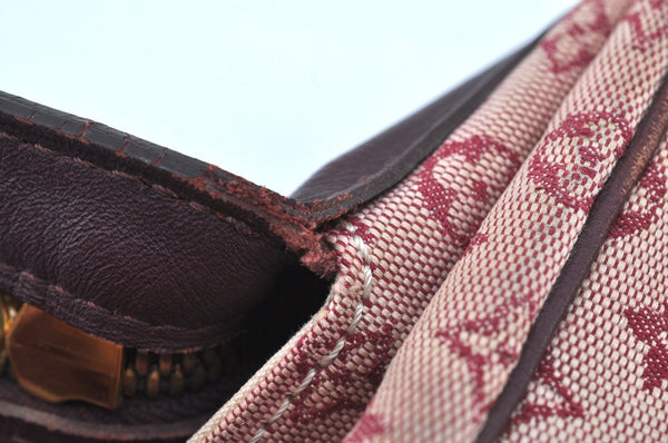 Authentic Louis Vuitton Monogram Mini Josephine GM Hand Bag Pink M92213 LV 6898H