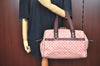 Authentic Louis Vuitton Monogram Mini Josephine GM Hand Bag Pink M92213 LV 6898H