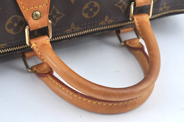 Authentic Louis Vuitton Monogram Speedy 30 Hand Boston Bag M41526 LV 6898J