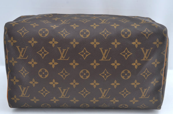 Authentic Louis Vuitton Monogram Speedy 30 Hand Boston Bag M41526 LV 6898J