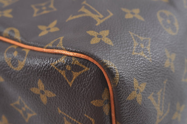 Authentic Louis Vuitton Monogram Speedy 30 Hand Boston Bag M41526 LV 6898J