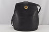Authentic Louis Vuitton Epi Cluny Shoulder Bag Purse Black M52252 LV 6899J