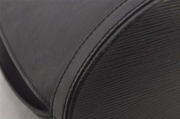 Authentic Louis Vuitton Epi Cluny Shoulder Bag Purse Black M52252 LV 6899J