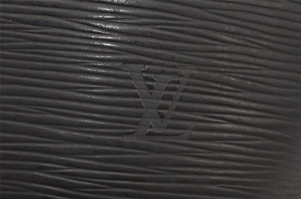 Authentic Louis Vuitton Epi Cluny Shoulder Bag Purse Black M52252 LV 6899J