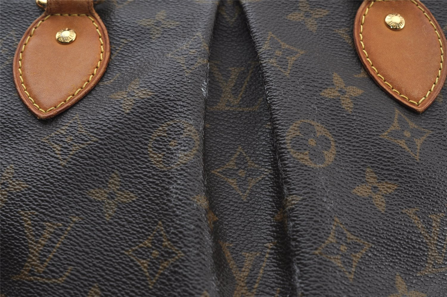 Authentic Louis Vuitton Monogram Palermo PM Shoulder Tote Bag M40145 LV 6900I