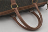 Authentic Christian Dior Honeycomb 2Way Hand Bag PVC Leather Khaki CD 6900J
