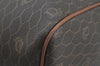 Authentic Christian Dior Honeycomb 2Way Hand Bag PVC Leather Khaki CD 6900J