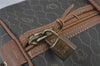 Authentic Christian Dior Honeycomb 2Way Hand Bag PVC Leather Khaki CD 6900J