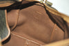 Authentic Christian Dior Honeycomb 2Way Hand Bag PVC Leather Khaki CD 6900J
